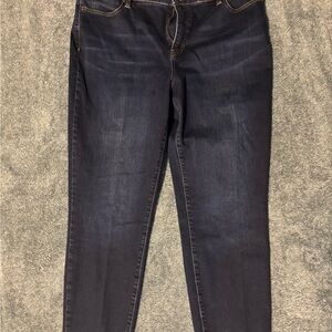 Talbots Women's Dark Blue Boyfriend Jeans